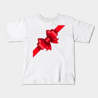 Red bow symbol Kids T-Shirt